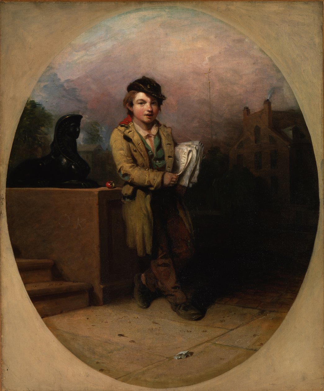 News Boy, 1841 tekijältä Henry Inman