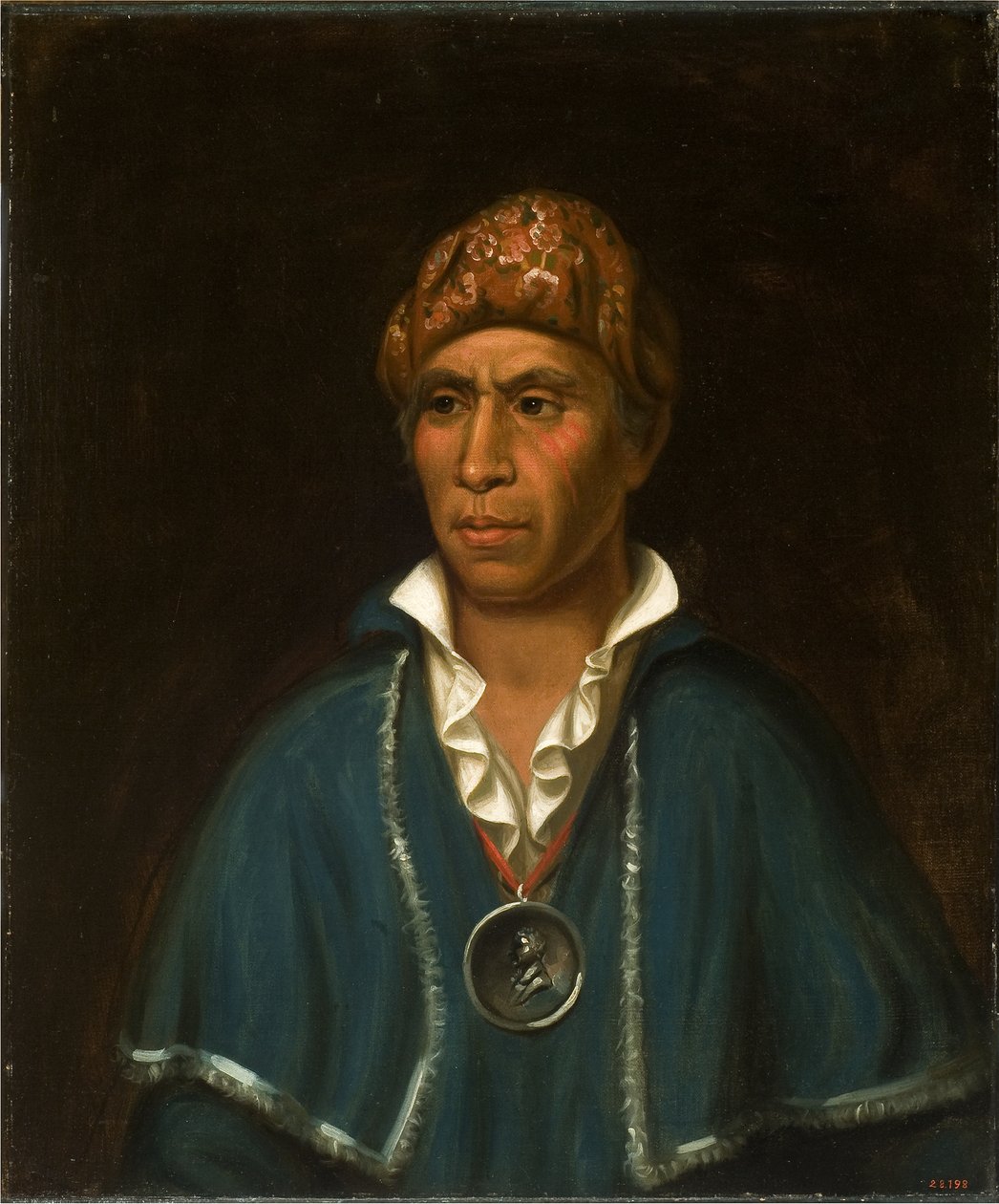 Qua-Ta-Wa-Pea (Shawnee), 1832?33 tekijältä Henry Inman