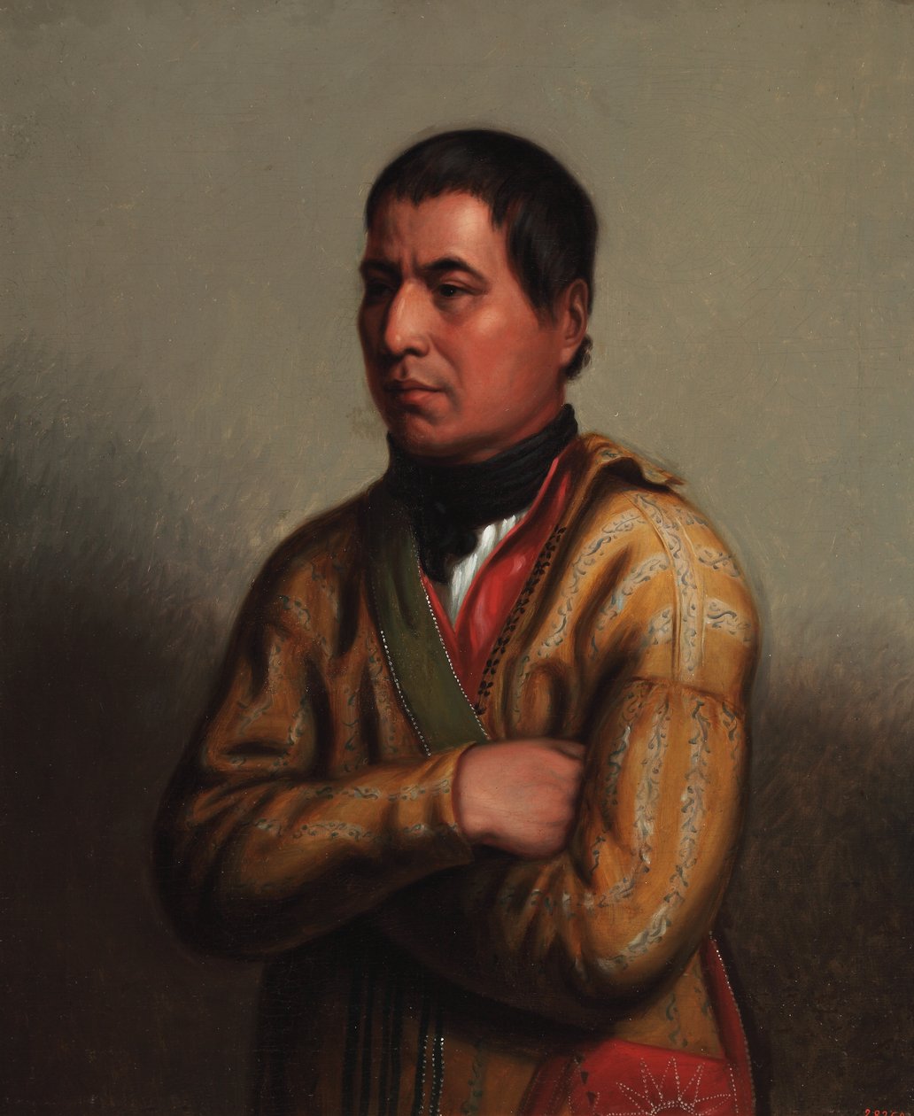 Tunnistamaton seminole 1831 (Öljy kankaalle) tekijältä Henry Inman