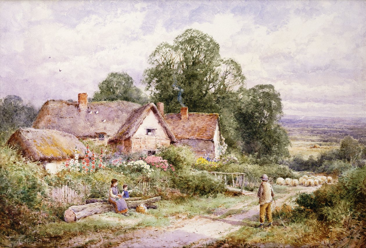 Sheep Lane lähellä Woburnia, Bedfordshire tekijältä Henry John Sylvester Stannard