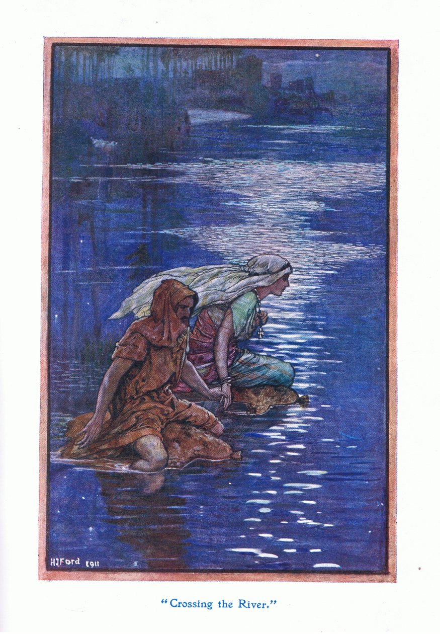 Joen ylitys, 1912 tekijältä Henry Justice Ford