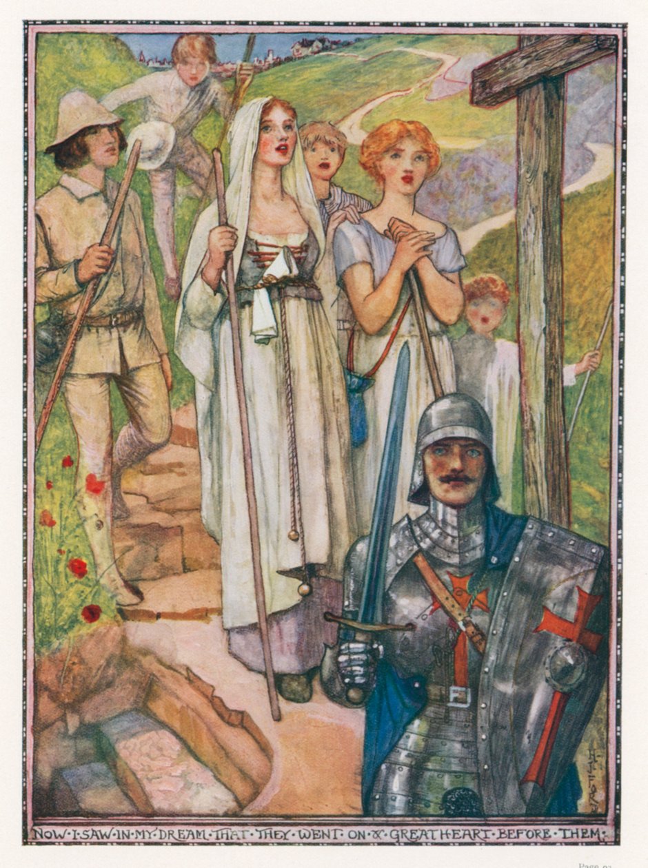 Kuvitus John Bunyanin The Pilgrim