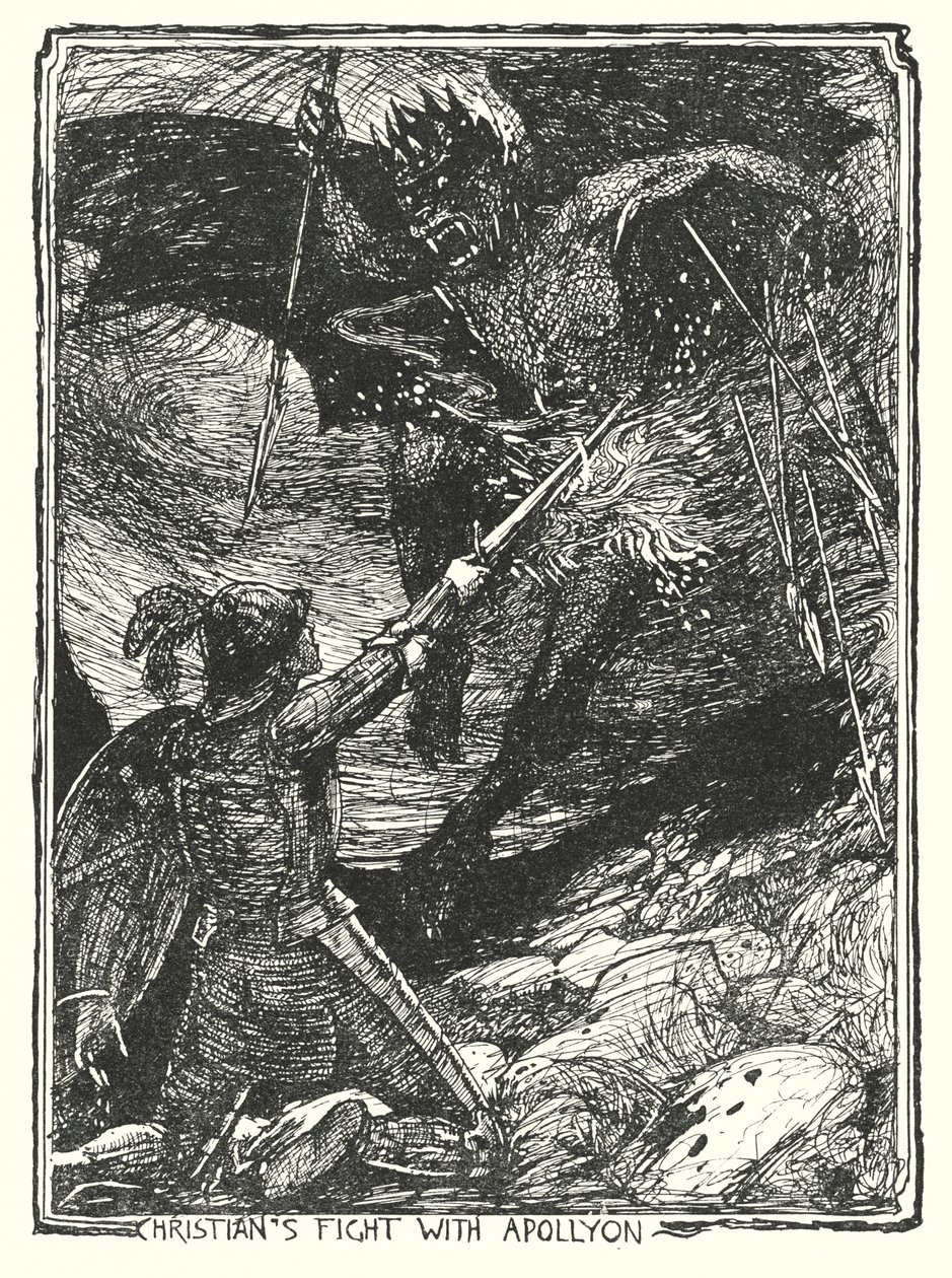 Kuvitus John Bunyanin teokseen The Pilgrim