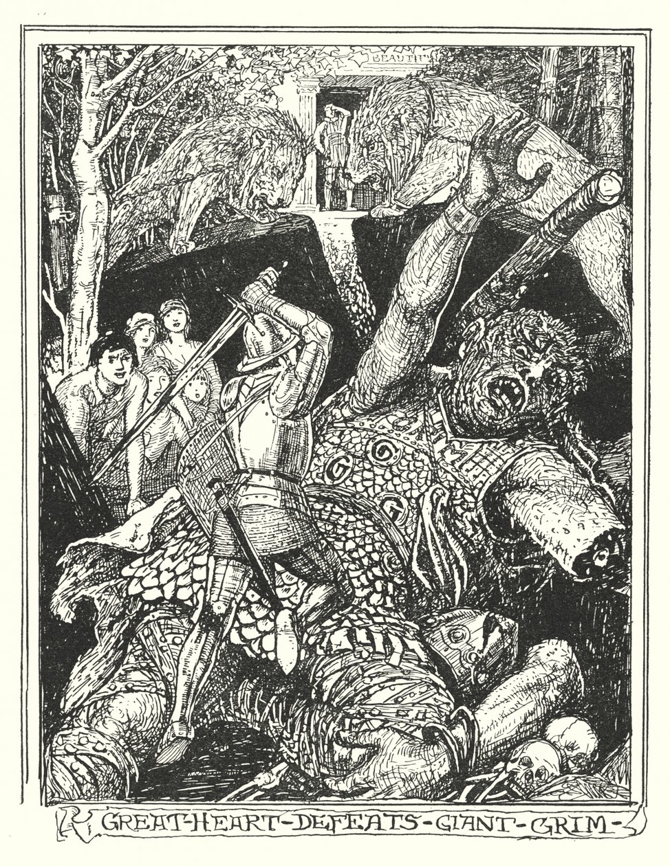 Kuvitus John Bunyanin teokseen The Pilgrim