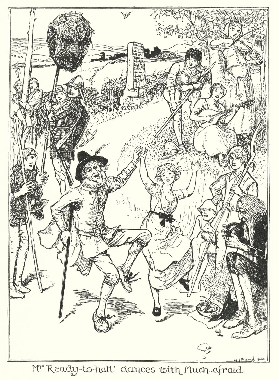 Kuvitus John Bunyanin teokseen The Pilgrim