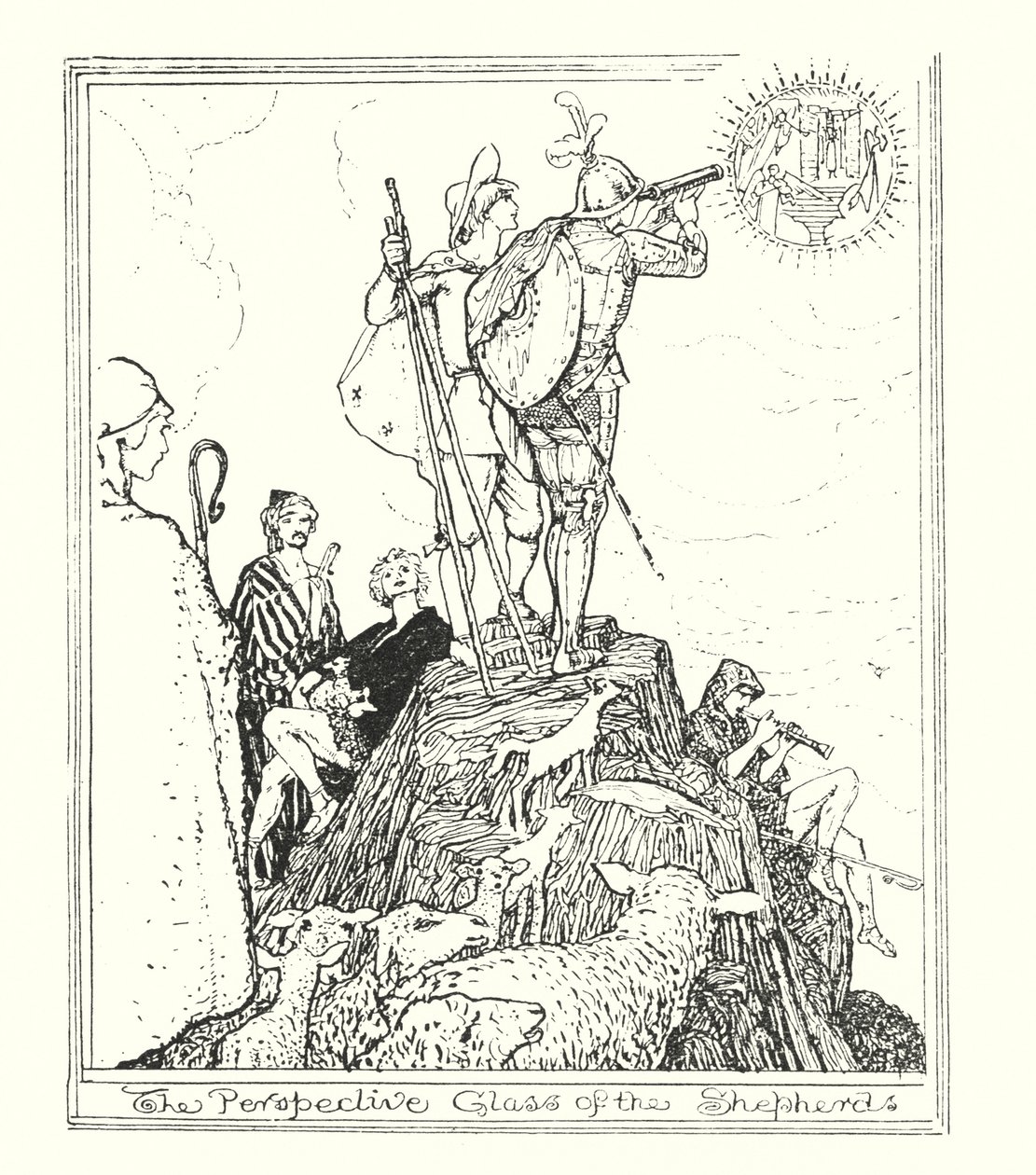 Kuvitus John Bunyanin teokseen The Pilgrim