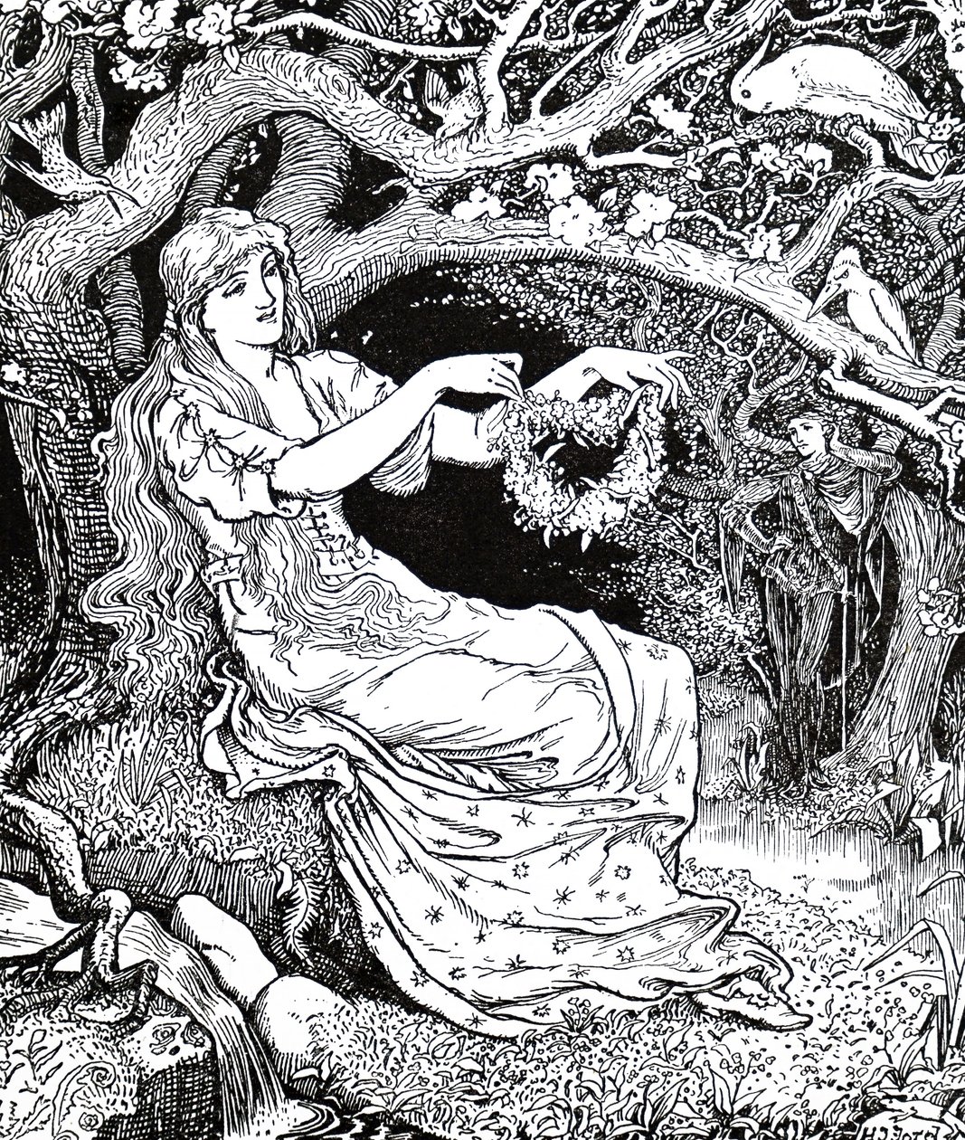 Prinsessa Narcissus ja prinsessa Potentilla tekijältä Henry Justice Ford