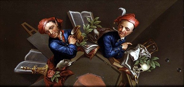 Anamorfinen Vanitas tekijältä Henry Kettle