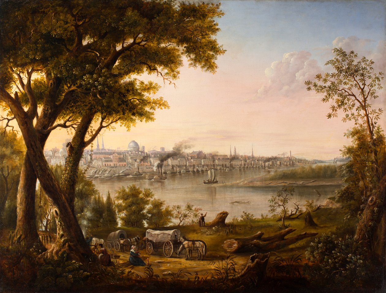 Saint Louis vuonna 1846 tekijältä Henry Lewis