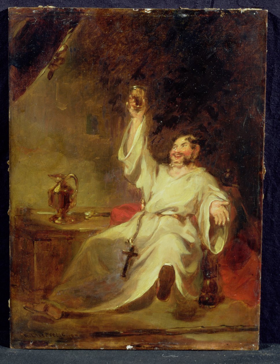 Friar Tuck, 1830 tekijältä Henry Liverseege