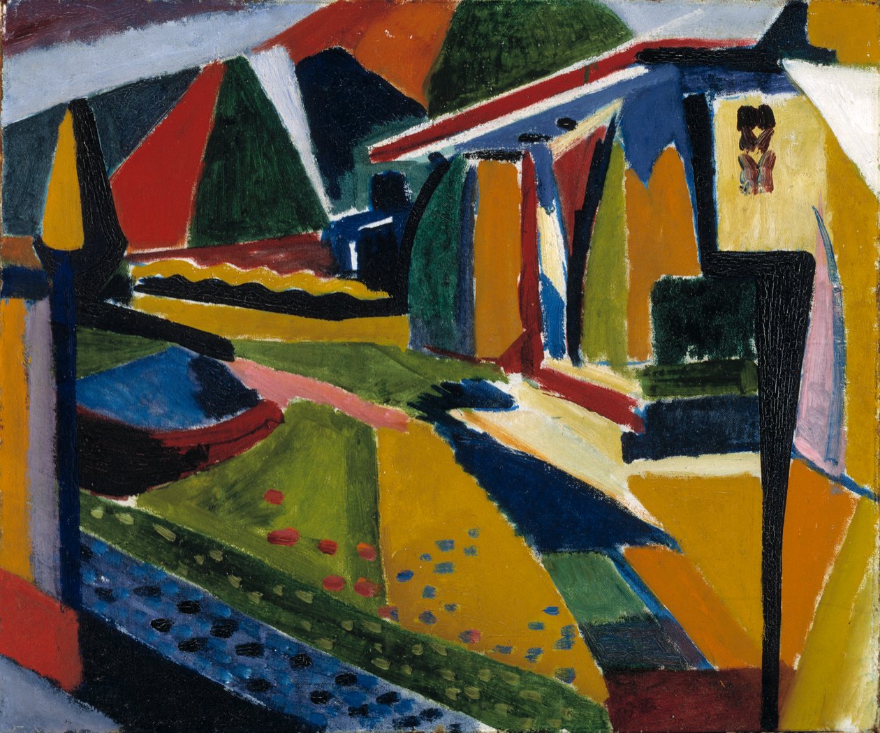 Abstrakti maisema, 1915-1916. tekijältä Henry Lyman Saÿen