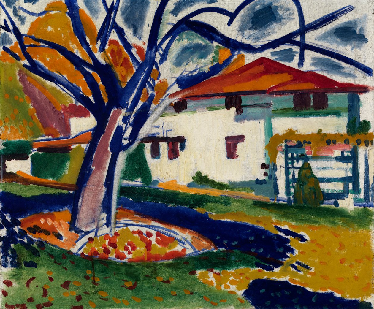 Siniset puut, 1915-1916. tekijältä Henry Lyman Saÿen