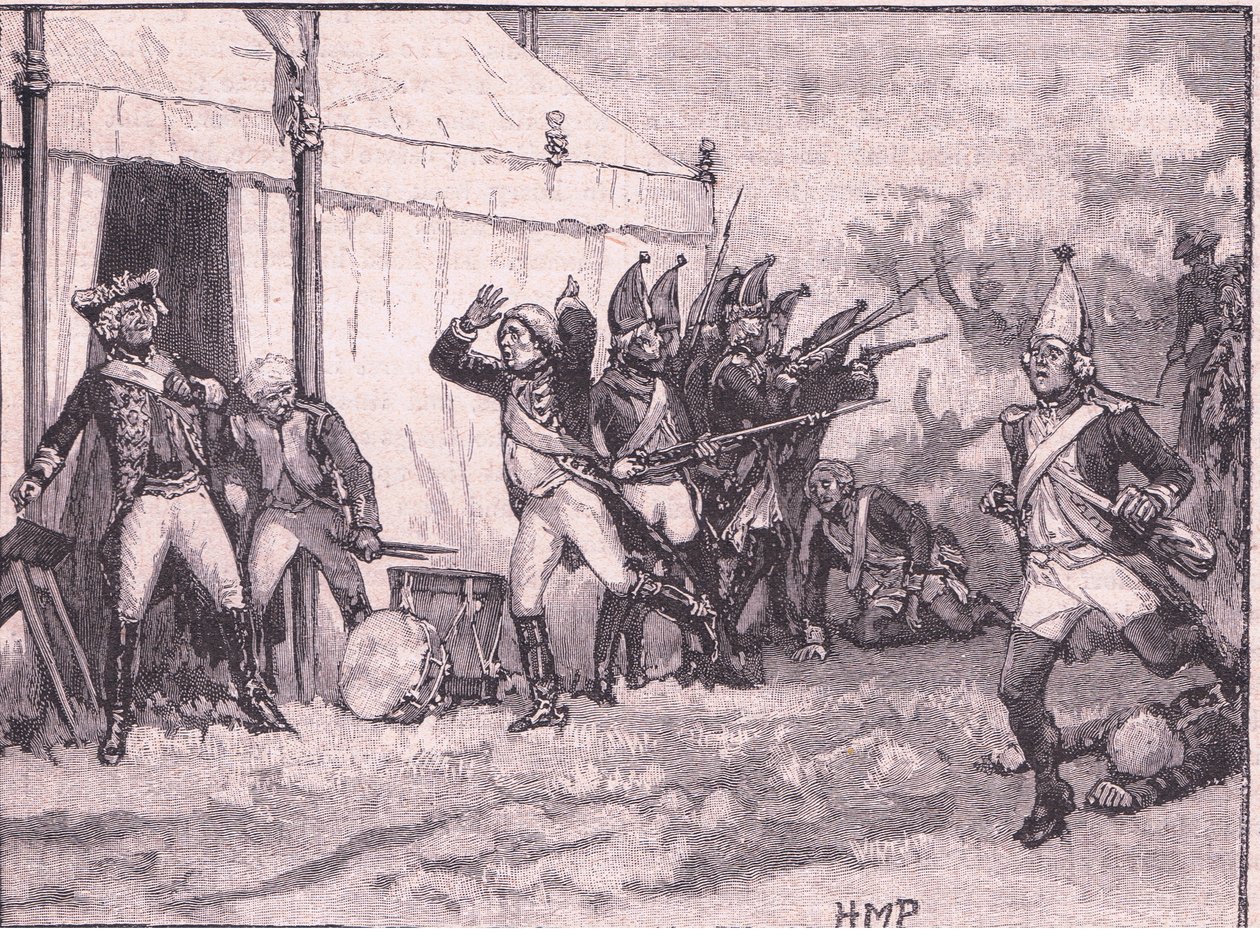Yllätys Frederickille Hochkirchissa 1758 jKr tekijältä Henry Marriott Paget