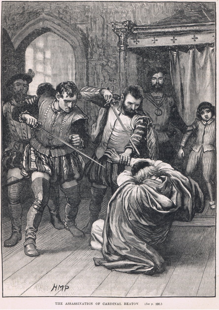 Cardinal Beatonin salamurha 1546 tekijältä Henry Marriott Paget