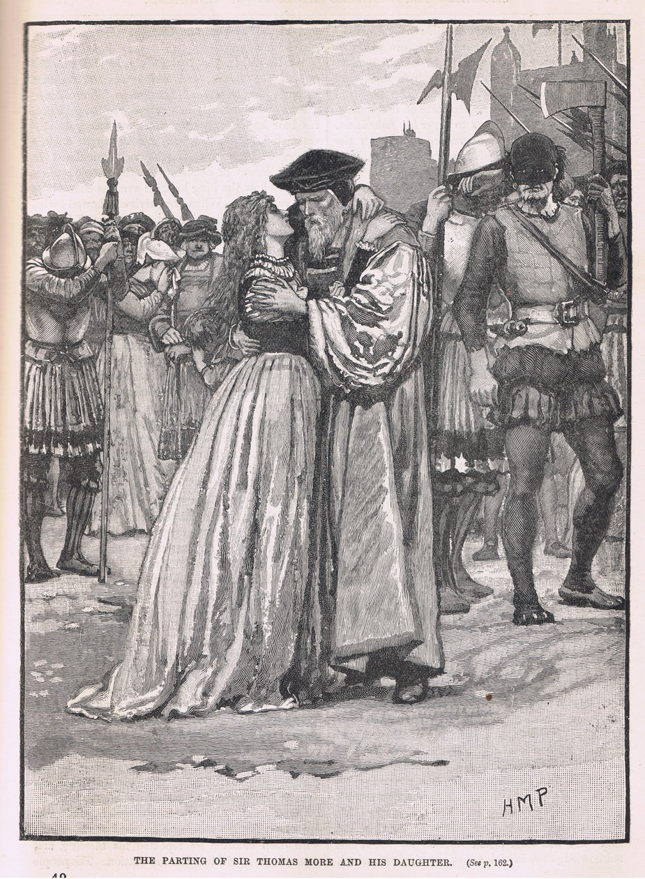 Sir Thomas Moren ja hänen tyttärensä ero 1534 tekijältä Henry Marriott Paget
