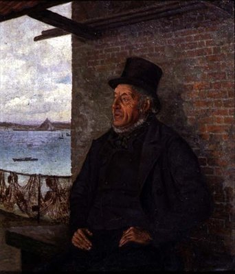 Suuri auktoriteetti kylässämme, John Kelynackin muotokuva tekijältä Henry Martin