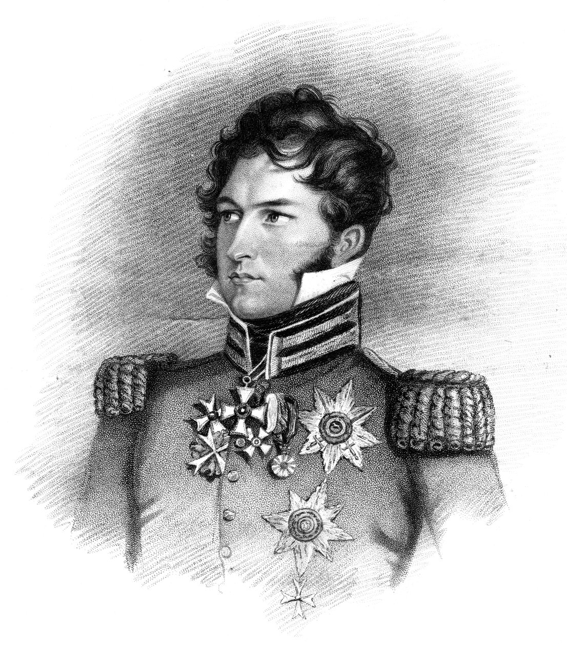 Saxe-Coburg-Saalfeldin prinssi Leopold George Christian Frederick, 1816. tekijältä Henry Meyer