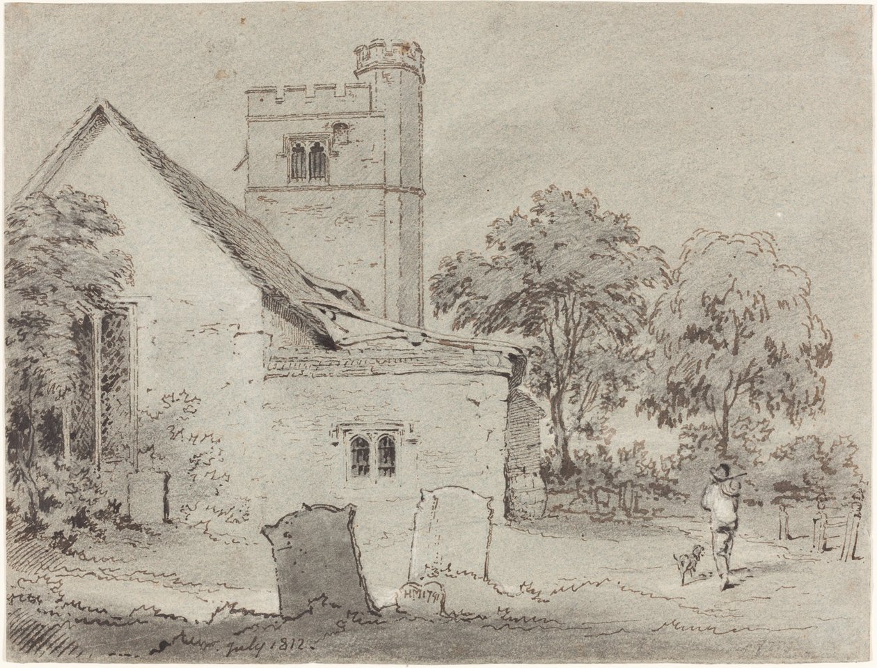 Aldenhamin kirkko, Hertfordshire tekijältä Henry Monro