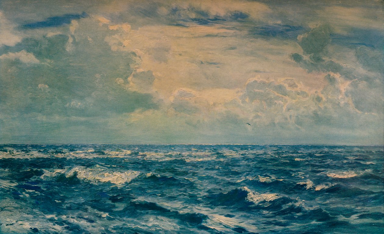 Silvery Day länteen Neuloista, Isle of Wight, 1932 tekijältä Henry Moore