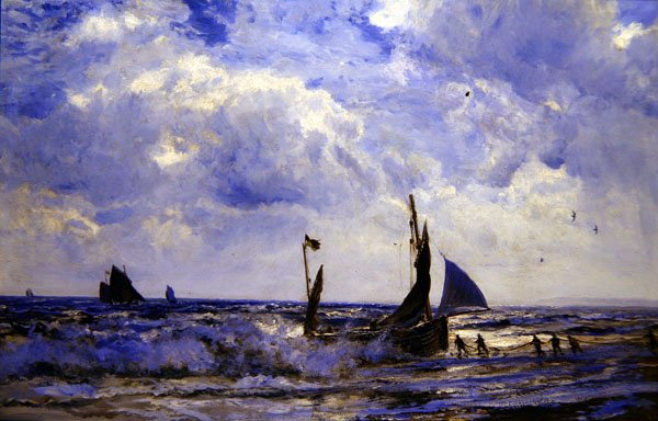 Veneiden vetäminen (öljy kankaalle) tekijältä Henry Moore