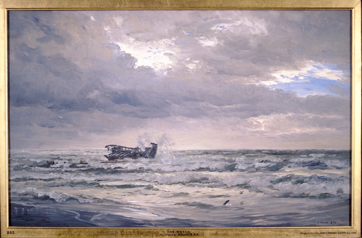 "The Wreck", 1875 tekijältä Henry Moore
