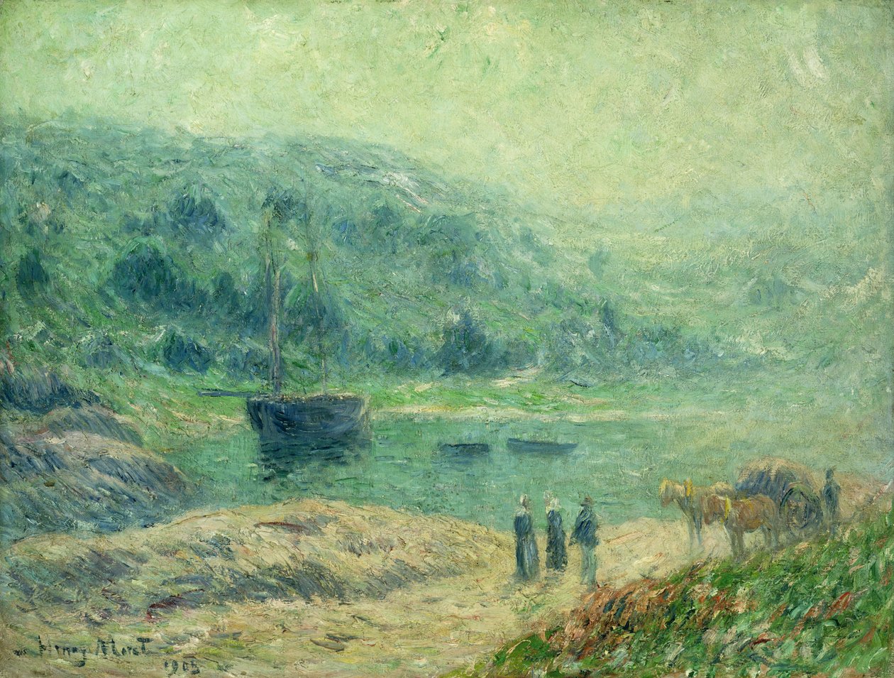 Cove Bretagnen; Creek Bretagnessa, 1903 tekijältä Henry Moret