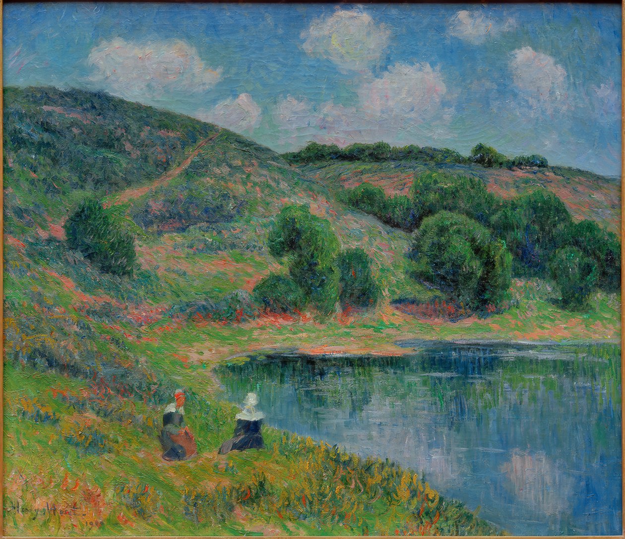 Lande de Saint-Guinole lähellä Pont-Avenia tekijältä Henry Moret