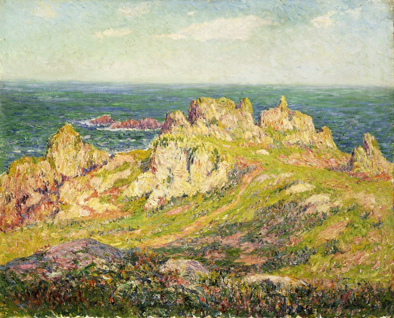 Kalliot meren rannalla; Kiviä meren rannalla, tekijältä Henry Moret