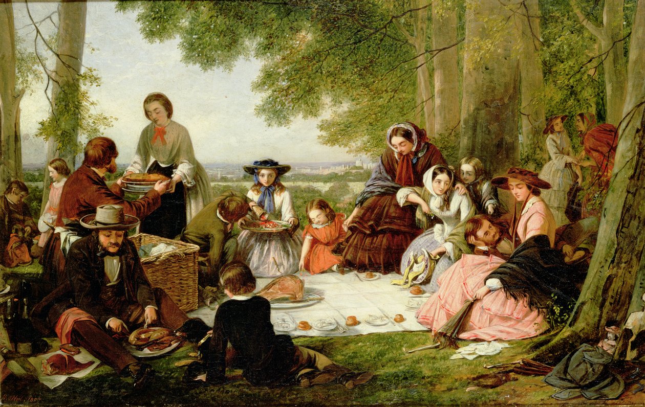 Piknik, 1857 tekijältä Henry Nelson ONeil