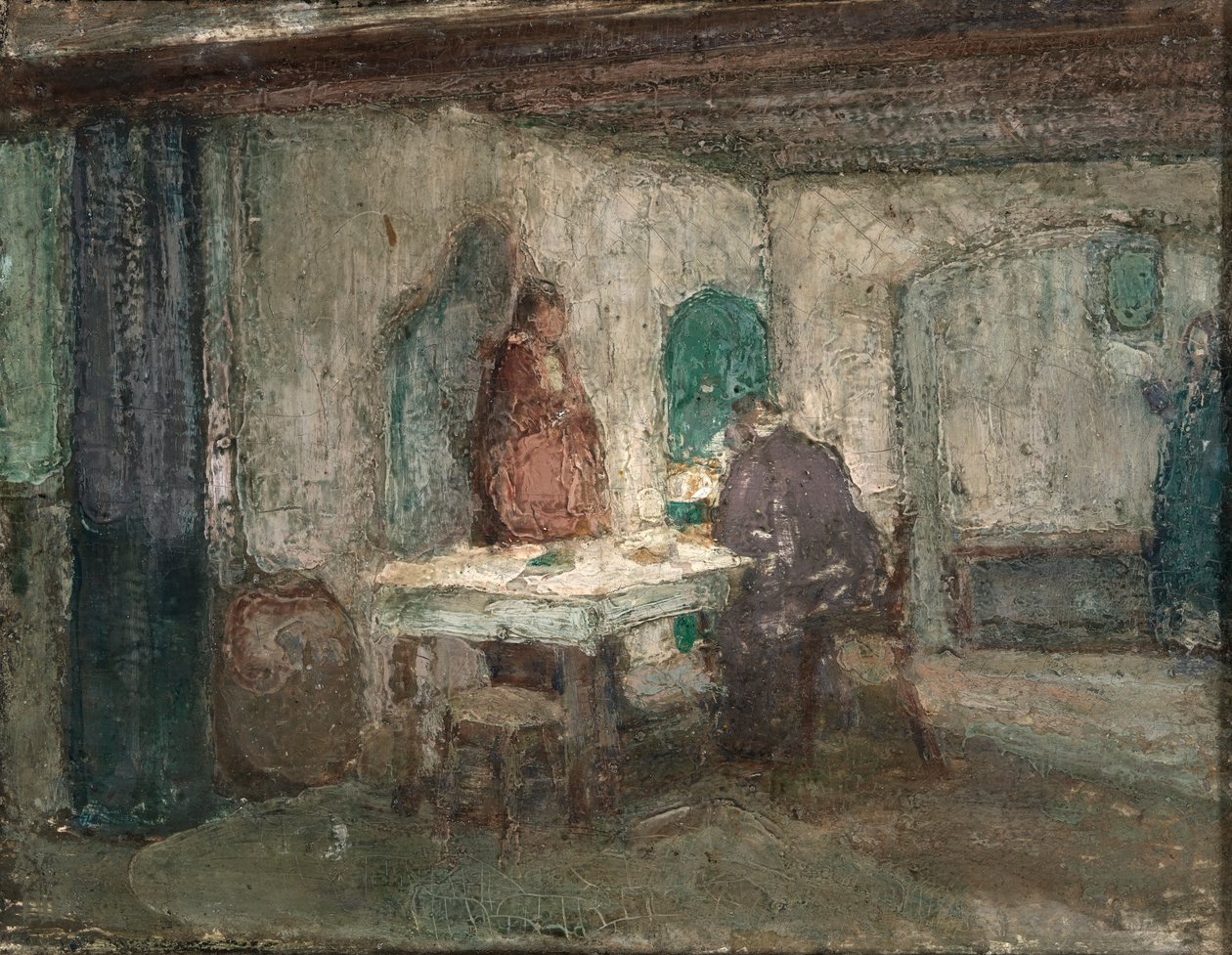 Ja Hän katosi heidän näkyvistään, n. 1898. tekijältä Henry Ossawa Tanner