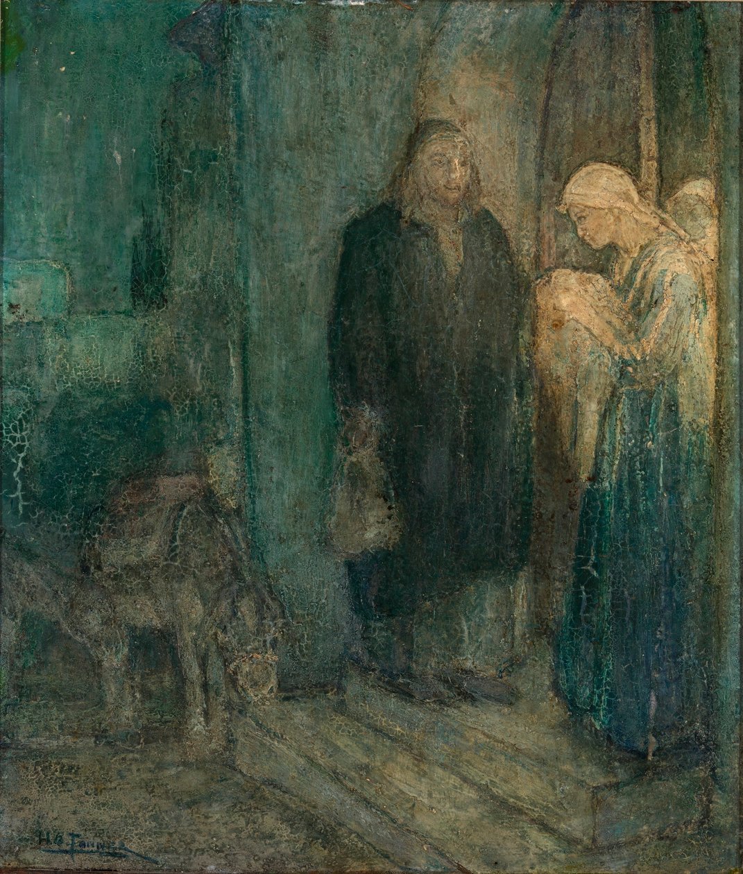 Lähtö Egyptiin (majatalossa) tekijältä Henry Ossawa Tanner