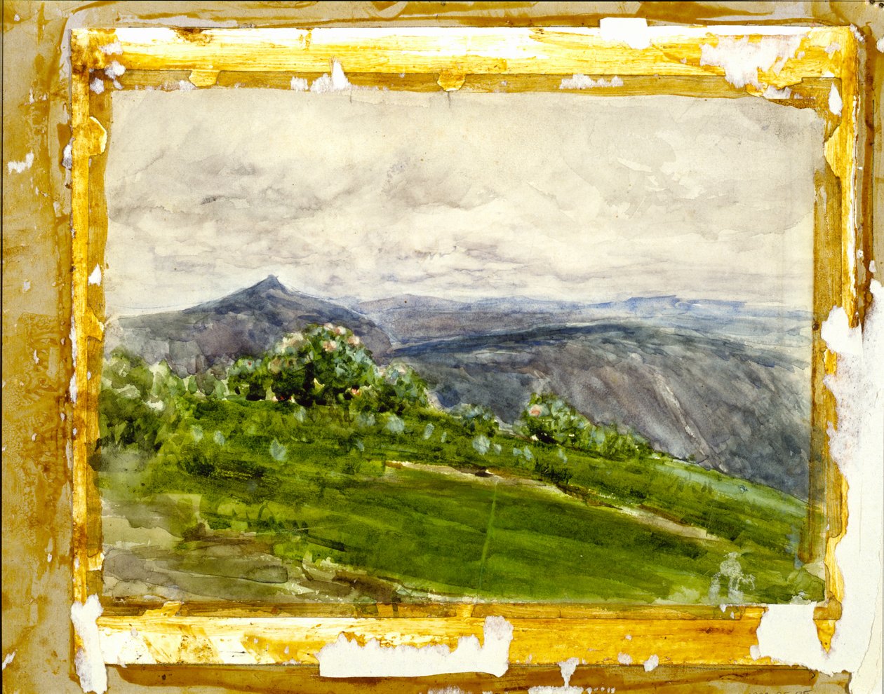 Vuoristomaisema, Highlands, Pohjois-Carolina tekijältä Henry Ossawa Tanner