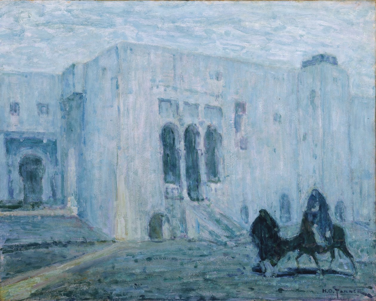 Oikeuspalatsi, Tanger, n. 1912-1913. tekijältä Henry Ossawa Tanner