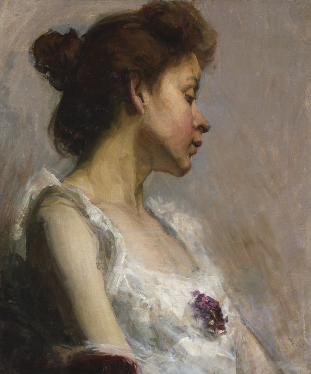 Taiteilijan vaimon muotokuva tekijältä Henry Ossawa Tanner
