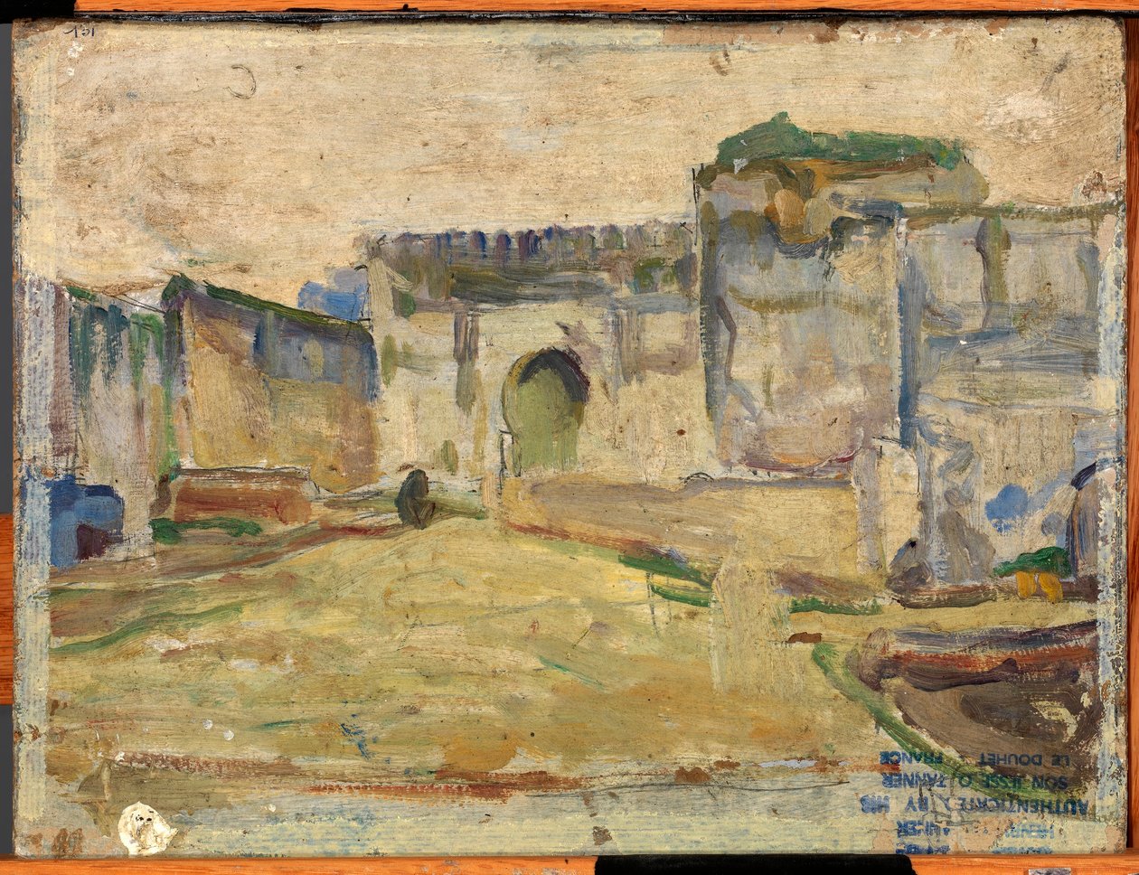 Katunäkymä, Tanger (Crenelated Architecture) tekijältä Henry Ossawa Tanner
