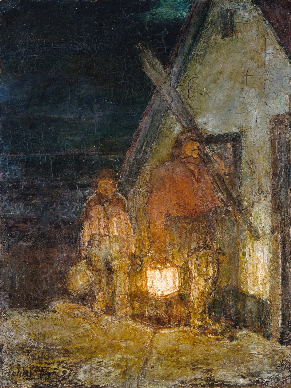 Kalastajan paluu, n.d. tekijältä Henry Ossawa Tanner