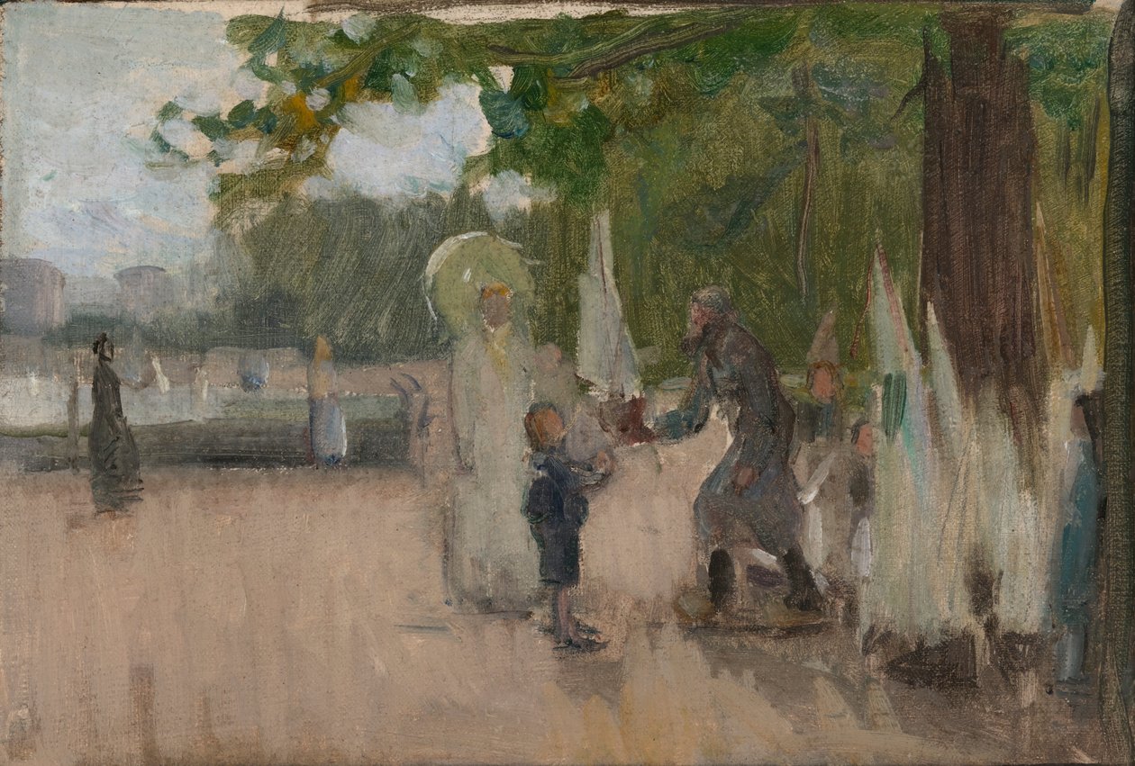 Mies, joka vuokrasi veneitä tekijältä Henry Ossawa Tanner