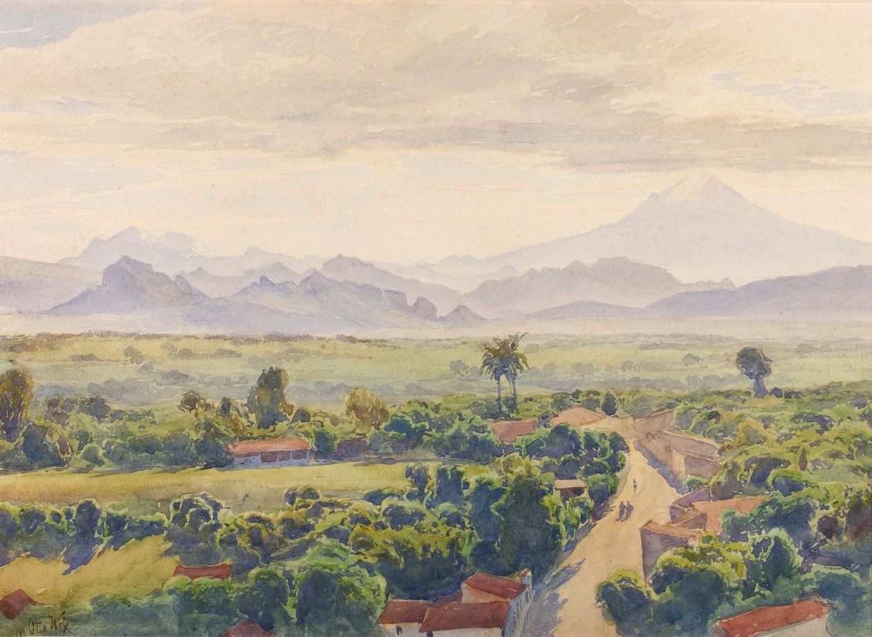 Näkymä Cuernavacaan tekijältä Henry Otto Wix