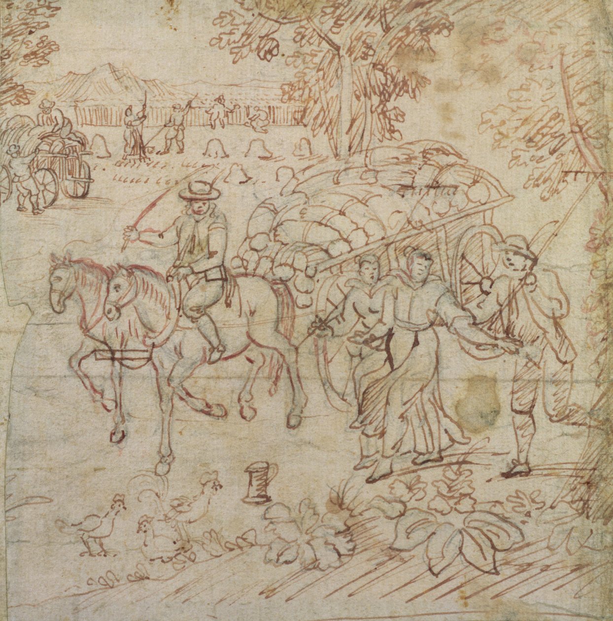 Huonekalut ja erilaiset esineet 1100- ja 1300-luvuilta tekijältä Henry Peacham
