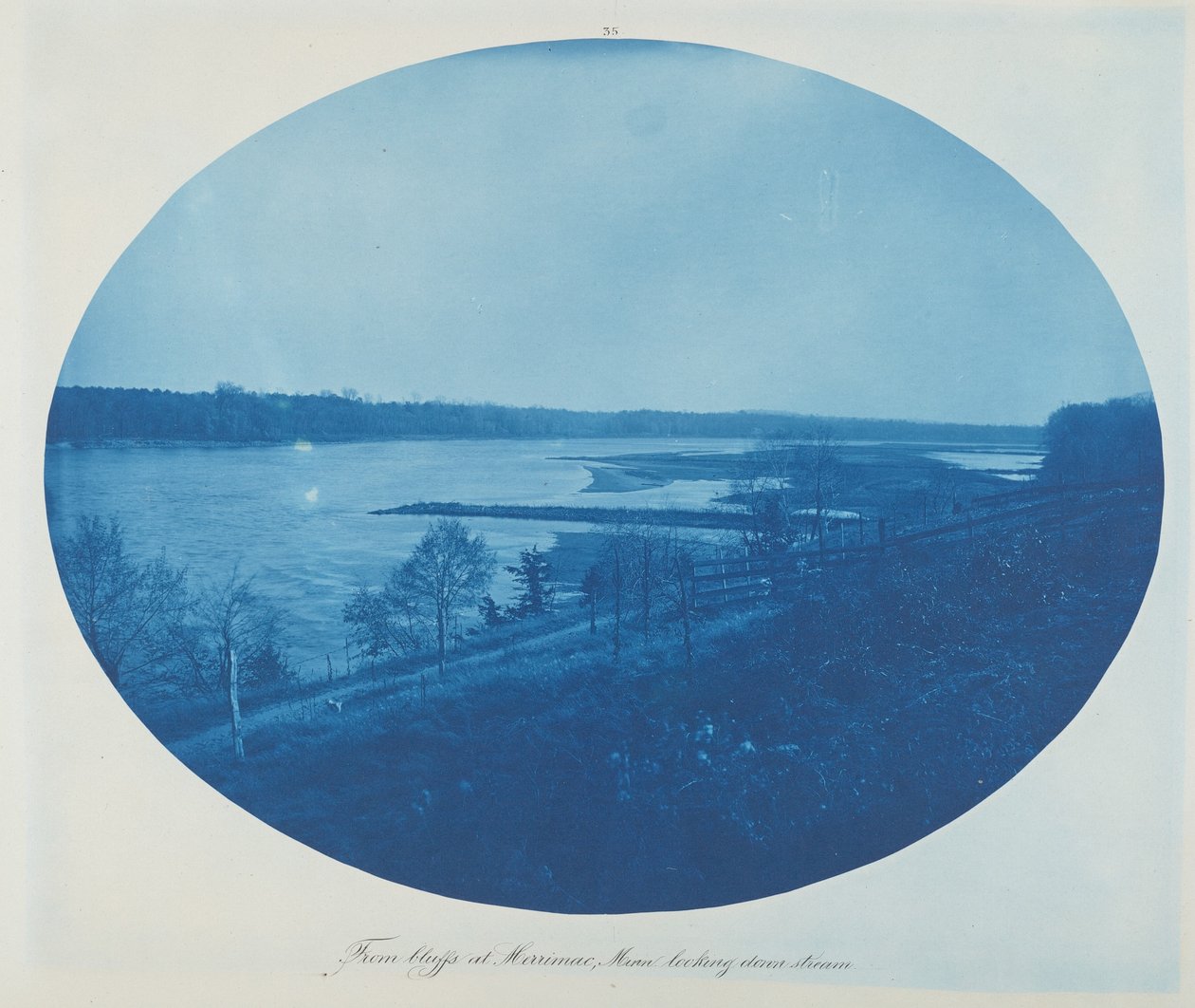 Bluffs at Merrimac, Minn. Katse alavirtaan tekijältä Henry Peter Bosse