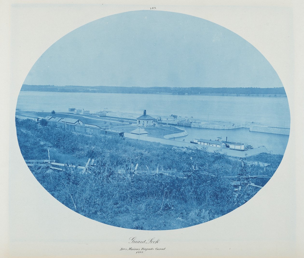 Guard Rock, Des Moines Rapids Canal L.W. tekijältä Henry Peter Bosse