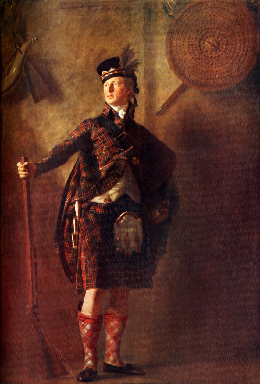 "Eversti Alastair MacDonell of Glengarry", 1812, 1924. tekijältä Henry Raeburn