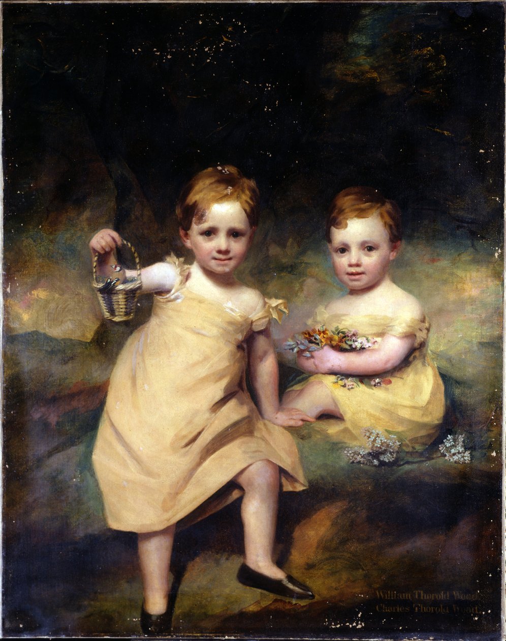 Kaksoismuotokuva William Thorold Woodista ja Charles Thorold Woodista tekijältä Henry Raeburn