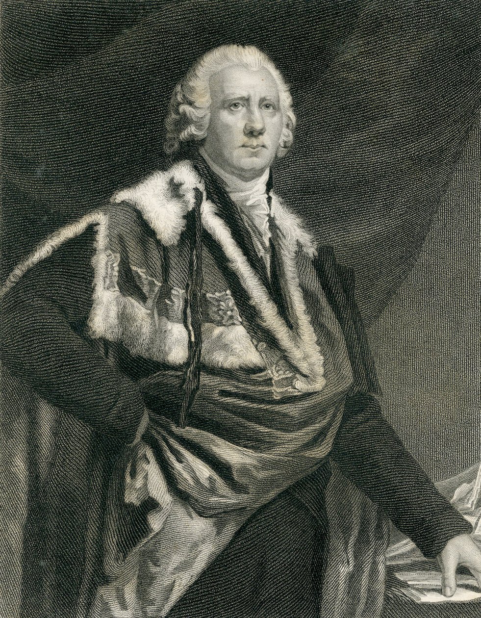 Henry Dundas, kaiverrettu S. Freemanin toimesta, National Portrait Gallery, volume III, julkaistu noin vuonna 1835. tekijältä Henry Raeburn