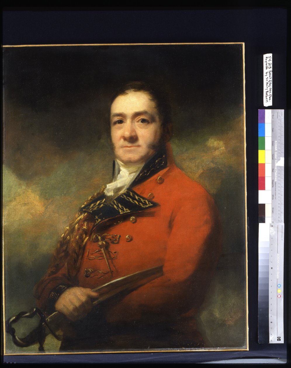 Kenraalimajuri Charles Reynolds (öljy kankaalle) tekijältä Henry Raeburn