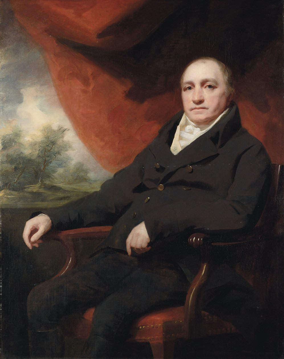 Muotokuva herrasmiehestä, joka on perinteisesti tunnistettu tri Blackiksi tai tohtori Blakeksi tekijältä Henry Raeburn