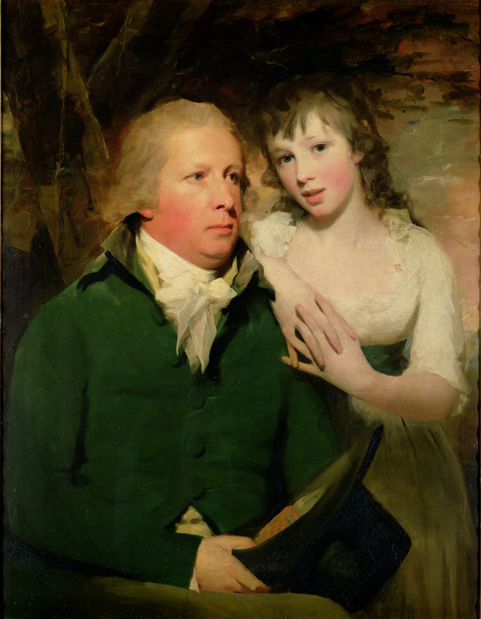 Sir Alexander Don tyttärensä Elizabethin kanssa tekijältä Henry Raeburn