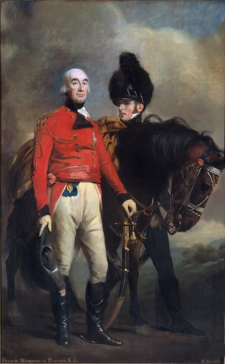 Sir Francis Rawdon-Hastings, Moiran toinen jaarli, n. 1813 tekijältä Henry Raeburn
