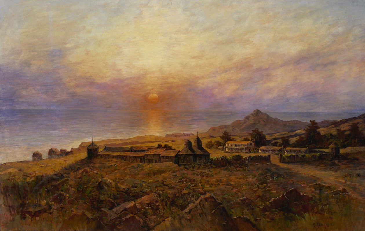 Fort Ross. venäläis-amerikkalaisen yhtiön ratkaisu, n. 1880 tekijältä Henry Raschen