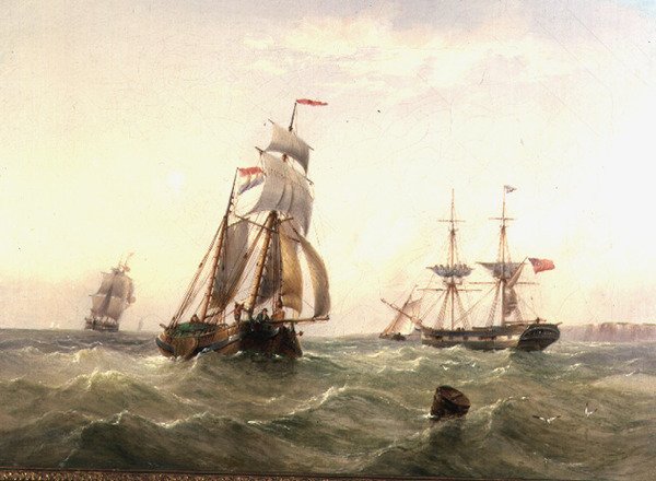 Alukset rannikolla tekijältä Henry Redmore